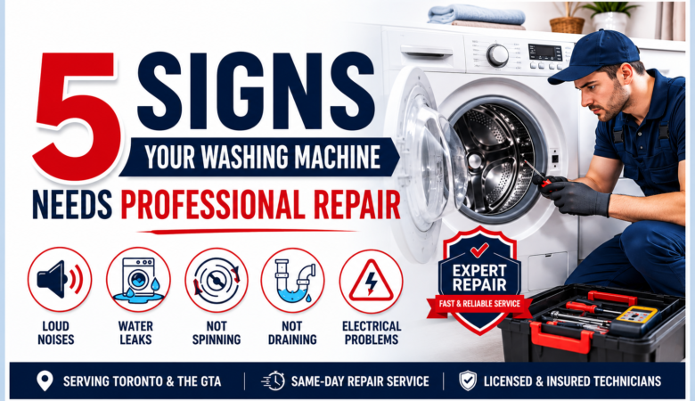 5 Signs Your Washing Machine Needs Professional Repair