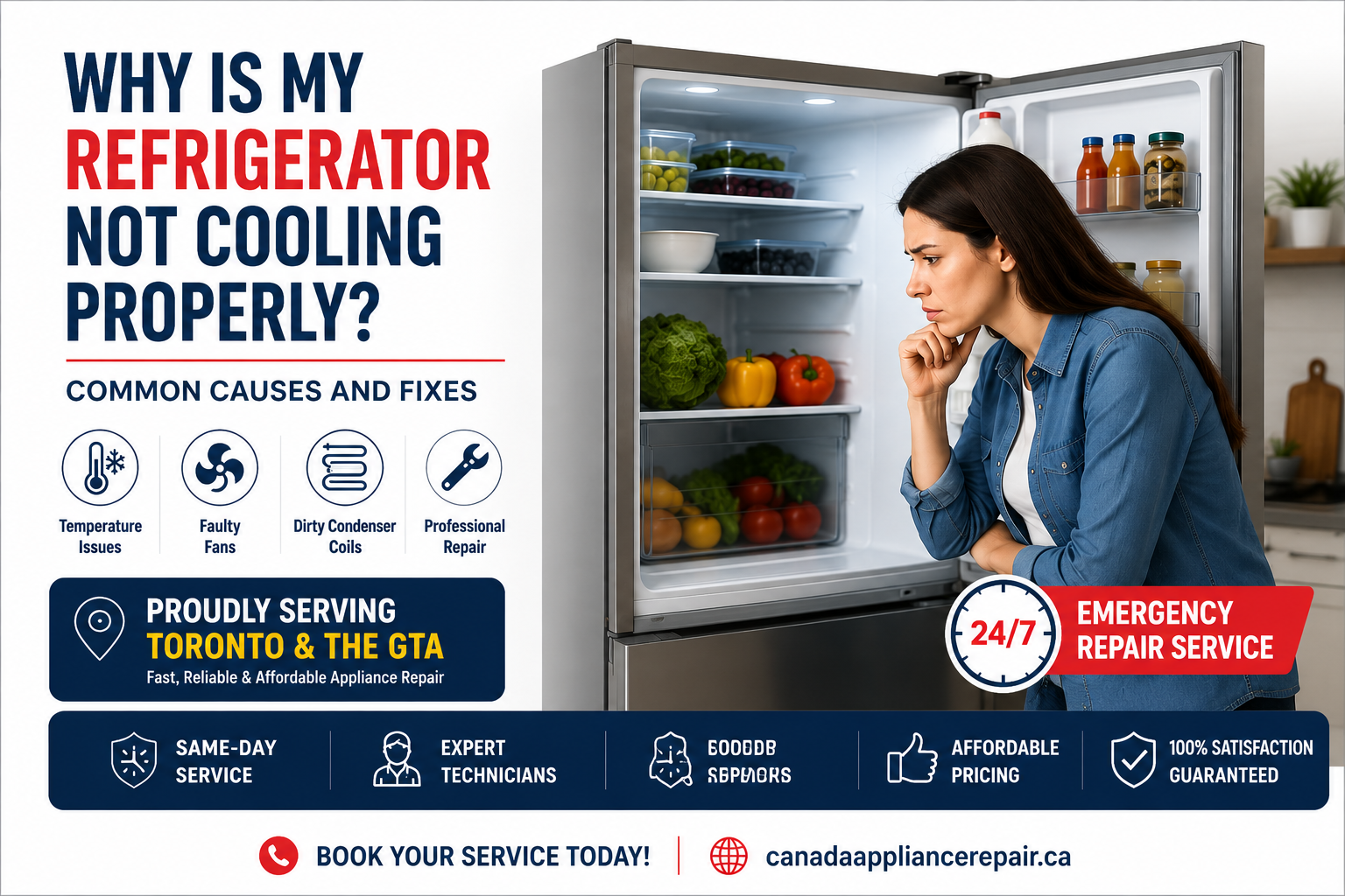Why is my refrigerator not cooling?