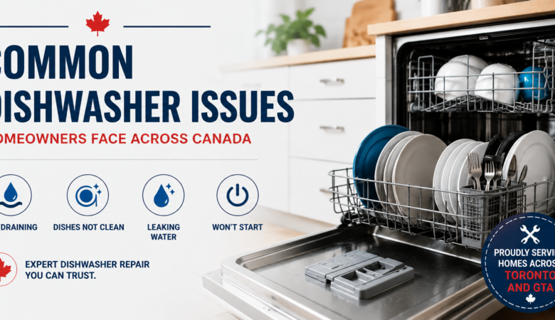 Common Dishwasher Issues Homeowners Face Across Canada