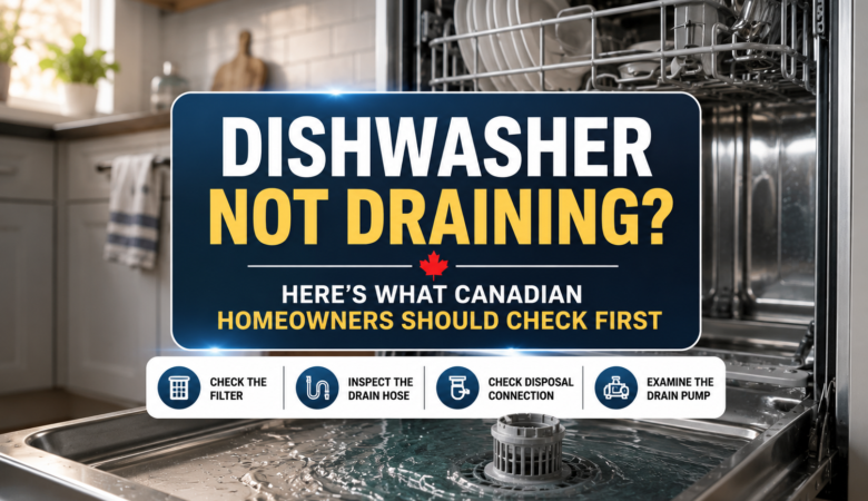 Dishwasher Not Draining? Here’s What Canadian Homeowners Should Check First