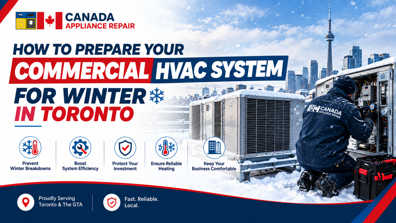 - Commercial HVAC winter preparation Toronto for businesses